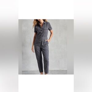 Outerknown gray 
Jumpsuit Long Sleeve...size S